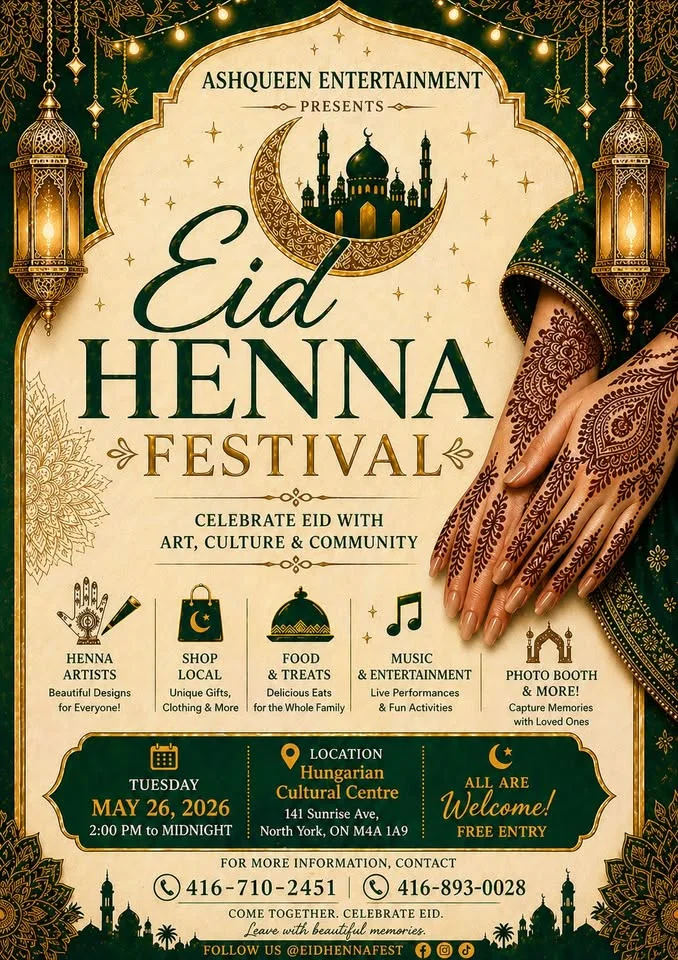AshQueen Entertainment's Eid Henna Festival